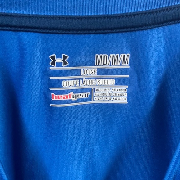 Men’s medium blue Under Armour t-shirt - Picture 3 of 3